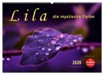 Lila - die mystische Farbe (Wandkalender 2026 DIN A2 quer), CALVENDO Monatskalender