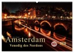 Amsterdam - Venedig des Nordens (Wandkalender 2026 DIN A2 quer), CALVENDO Monatskalender