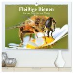 Fleißige Bienen. Von der Blüte bis zum Honig (hochwertiger Premium Wandkalender 2026 DIN A2 quer), Kunstdruck in Hochglanz