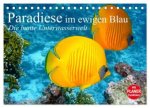 Paradiese im ewigen Blau. Die bunte Unterwasserwelt (Tischkalender 2026 DIN A5 quer), CALVENDO Monatskalender