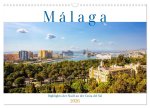 Malaga Highlights der Stadt an der Costa del Sol (Wandkalender 2026 DIN A3 quer), CALVENDO Monatskalender