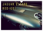 Jaguar E-Type - Bodies (Wandkalender 2026 DIN A4 quer), CALVENDO Monatskalender
