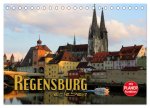 Regensburg erleben (Tischkalender 2026 DIN A5 quer), CALVENDO Monatskalender