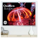 Quallen. Ätherische Wunderwesen (hochwertiger Premium Wandkalender 2026 DIN A2 quer), Kunstdruck in Hochglanz