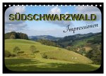 Südschwarzwald - Impressionen (Tischkalender 2026 DIN A5 quer), CALVENDO Monatskalender