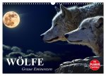 Wölfe. Graue Eminenzen (Wandkalender 2026 DIN A3 quer), CALVENDO Monatskalender