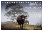Vietnam und Kambodscha - Magische Momente. (Tischkalender 2026 DIN A5 quer), CALVENDO Monatskalender