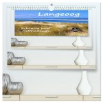 Langeoog - Schönste Insel Ostfrieslands (hochwertiger Premium Wandkalender 2026 DIN A2 quer), Kunstdruck in Hochglanz