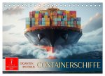 Containerschiffe - Giganten im Fokus (Tischkalender 2026 DIN A5 quer), CALVENDO Monatskalender