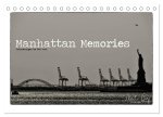 Manhattan Memories - Erinnerungen an New York (Tischkalender 2026 DIN A5 quer), CALVENDO Monatskalender