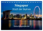 Singapur Stadt der Skylines (Tischkalender 2026 DIN A5 quer), CALVENDO Monatskalender