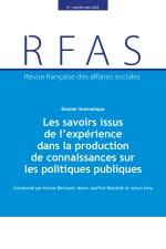 Les savoirs issus de l’expérience dans la production de connaissances sur les politiques publiques