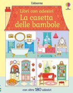 casetta delle bambole. Con adesivi