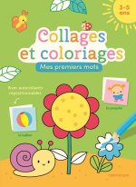 Coloriage et collage - premiers mots