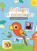 Coloriage et collage - les animaux