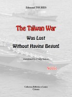 THE TAÏWAN WAR Was Lost Without Having Begun !