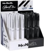 Colorino gumovatelné bombičkové pero McNeil Black & White - mix barev