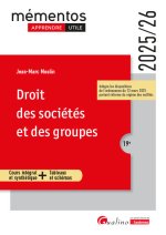 Droit des societes et des groupes
