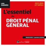 L essentiel du droit penal general