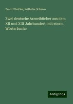 Zwei deutsche Arzneibücher aus dem XII und XIII Jahrhundert: mit einem Wörterbuche