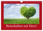 Botschaften mit Herz! (Wandkalender 2026 DIN A4 quer), CALVENDO Monatskalender