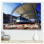 Kusttram Belgien (hochwertiger Premium Wandkalender 2026 DIN A2 quer), Kunstdruck in Hochglanz