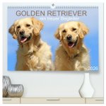 Golden Retriever ein treuer Begleiter (hochwertiger Premium Wandkalender 2026 DIN A2 quer), Kunstdruck in Hochglanz