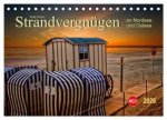 Strandvergnügen - an Nordsee und Ostsee (Tischkalender 2026 DIN A5 quer), CALVENDO Monatskalender
