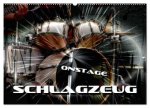 Schlagzeug onstage (Wandkalender 2026 DIN A2 quer), CALVENDO Monatskalender