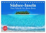 Südsee-Inseln. Von Fidschi bis Bora Bora (Tischkalender 2026 DIN A5 quer), CALVENDO Monatskalender