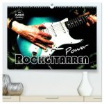 Rockgitarren Power (hochwertiger Premium Wandkalender 2026 DIN A2 quer), Kunstdruck in Hochglanz