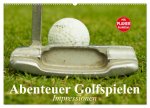 Abenteuer Golfspielen. Impressionen (Wandkalender 2026 DIN A2 quer), CALVENDO Monatskalender