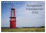 Ruhrgebiets-Impressionen 2026 (Tischkalender 2026 DIN A5 quer), CALVENDO Monatskalender