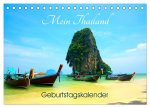 Mein Thailand - Geburtstagskalender (Tischkalender 2026 DIN A5 quer), CALVENDO Monatskalender
