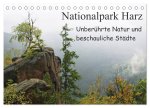 Nationalpark Harz Unberührte Natur und beschauliche Städte (Tischkalender 2026 DIN A5 quer), CALVENDO Monatskalender