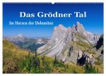 Das Grödner Tal - Im Herzen der Dolomiten (Wandkalender 2026 DIN A2 quer), CALVENDO Monatskalender