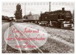 Ein Jahr mit der Schmalspurbahn aus Zittau (Tischkalender 2026 DIN A5 quer), CALVENDO Monatskalender