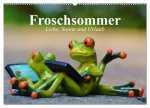 Froschsommer. Liebe, Sonne und Urlaub (Wandkalender 2026 DIN A2 quer), CALVENDO Monatskalender