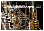 Die Welt der Musikinstrumente (Wandkalender 2026 DIN A2 quer), CALVENDO Monatskalender