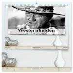 Westernhelden der Kinoleinwand (hochwertiger Premium Wandkalender 2026 DIN A2 quer), Kunstdruck in Hochglanz