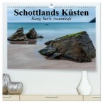 Schottlands Küsten. Karg, herb, traumhaft (hochwertiger Premium Wandkalender 2026 DIN A2 quer), Kunstdruck in Hochglanz