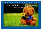 Sommer im Teddy-Land. Bär und Freunde (Tischkalender 2026 DIN A5 quer), CALVENDO Monatskalender