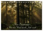 Max Dauthendey - Mit dem Wald durchs Jahr (Tischkalender 2026 DIN A5 quer), CALVENDO Monatskalender