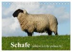 Schafe zählen leicht gemacht! (Tischkalender 2026 DIN A5 quer), CALVENDO Monatskalender