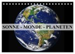 Sonne, Monde und Planeten (Tischkalender 2026 DIN A5 quer), CALVENDO Monatskalender