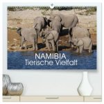 Namibia - Tierische Vielfalt (hochwertiger Premium Wandkalender 2026 DIN A2 quer), Kunstdruck in Hochglanz