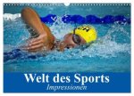 Welt des Sports. Impressionen (Wandkalender 2026 DIN A3 quer), CALVENDO Monatskalender