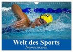 Welt des Sports. Impressionen (Wandkalender 2026 DIN A4 quer), CALVENDO Monatskalender