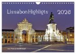 Lissabon Highlights von Petrus Bodenstaff (Wandkalender 2026 DIN A4 quer), CALVENDO Monatskalender