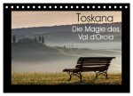 Toskana - Die Magie des Val d'Orcia (Tischkalender 2026 DIN A5 quer), CALVENDO Monatskalender